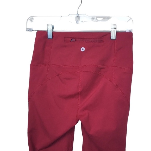 90 Degree By Reflex Red Athletic Leggings Small - Picture 5 of 8